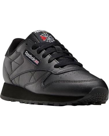 Sportif pour Femme et Homme et Fille et Garçon REEBOK CALZADO MARCA MODELO CL LTHR NEGRO