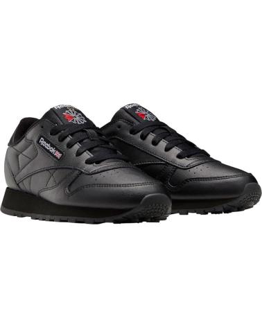 Sportif pour Femme et Homme et Fille et Garçon REEBOK CALZADO MARCA MODELO CL LTHR NEGRO