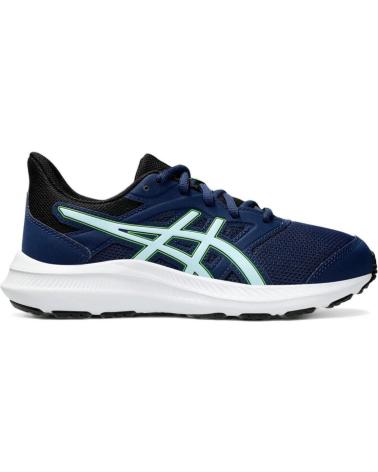 Woman and boy Trainers ASICS ZAPATILLAS JOLT 4 GS EXPANSE GRIS COOL 1014A300-405 RUN AZUL