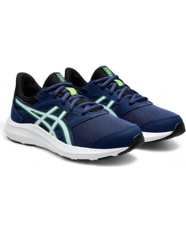 Sportivo per Donna e Bambino ASICS ZAPATILLAS JOLT 4 GS EXPANSE GRIS COOL 1014A300-405 RUN AZUL
