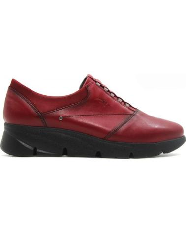 Woman Zapatos de tacón FLUCHOS F0587 BURDEOS ZAPATO VELCRO TACON DE GOMA BURDEOS