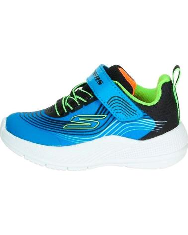 Scarpe per Bambina e Bambino SKECHERS ZAPATILLAS MICROSPEC ADVANCE PARA NINOS UNISEX EN COLOR AZUL AZUL