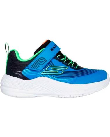 Scarpe per Bambina e Bambino SKECHERS ZAPATILLAS MICROSPEC ADVANCE PARA NINOS UNISEX EN COLOR AZUL AZUL