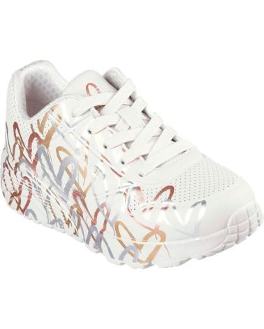 Sportivo per Donna SKECHERS 314067L-NTMT UNO LITE-METALLIC LOVE NATURAL-MULTI