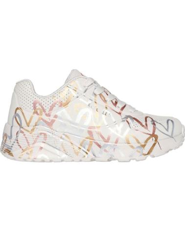 Sportivo per Donna SKECHERS 314067L-NTMT UNO LITE-METALLIC LOVE NATURAL-MULTI