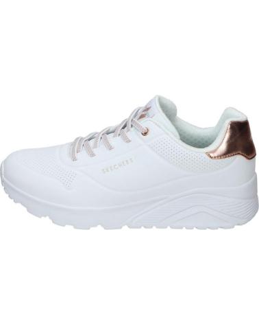 Sneaker für Damen und Mädchen und Junge SKECHERS 310384L-WHT UNO LITE-METALLIC MODE WHITE