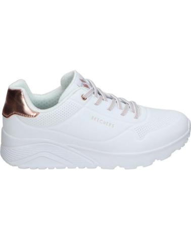 Sneaker für Damen und Mädchen und Junge SKECHERS 310384L-WHT UNO LITE-METALLIC MODE WHITE