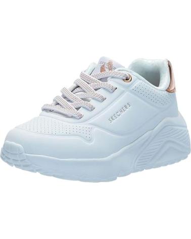 Sneaker für Damen und Mädchen und Junge SKECHERS 310384L-WHT UNO LITE-METALLIC MODE WHITE