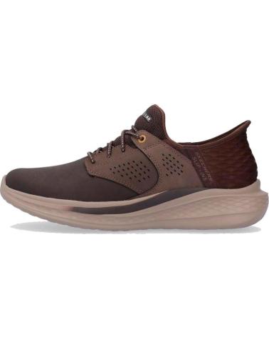 Deportivas-De-Hombre-SKECHERS-ZAPATILLAS-HOMBRE-SLADE-MACKLIN-210890-CHOC-MARRóN