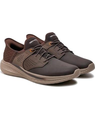 Deportivas-De-Hombre-SKECHERS-ZAPATILLAS-HOMBRE-SLADE-MACKLIN-210890-CHOC-MARRóN
