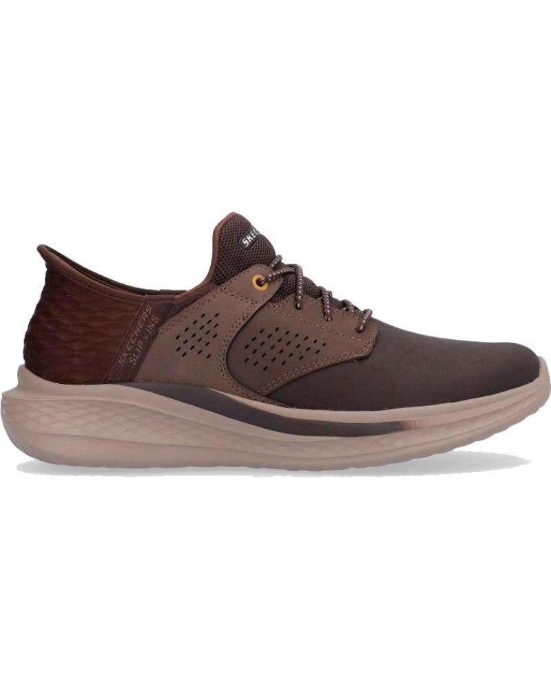 Deportivas-De-Hombre-SKECHERS-ZAPATILLAS-HOMBRE-SLADE-MACKLIN-210890-CHOC-MARRóN