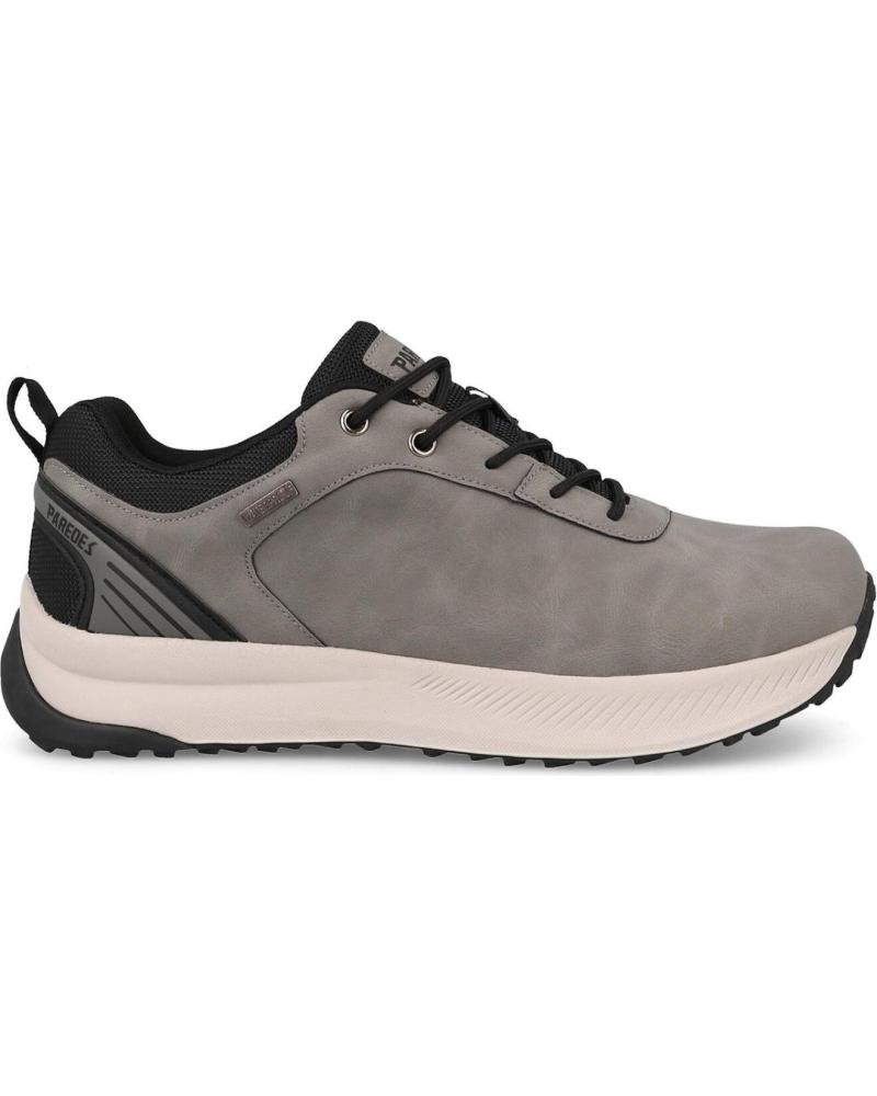 Esportes  de Homem PAREDES ZAPATILLAS TREKKING HOMBRE RESISTENTES ANLLARES  GRIS GRIS GRIS