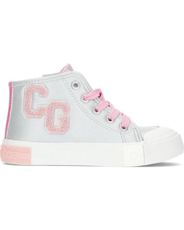 Sneaker für Mädchen und Junge CONGUITOS SNEAKERS UNISEX DE OSITO 127004 HIGH LETTERSSILVER