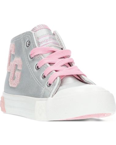 Sportif pour Fille et Garçon CONGUITOS SNEAKERS UNISEX DE OSITO 127004 HIGH LETTERSSILVER