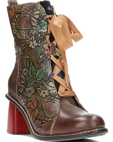 Woman Mid boots LAURA VITA BOTAS PARA MUJER DE MODELO EVCAO311 CHOCO