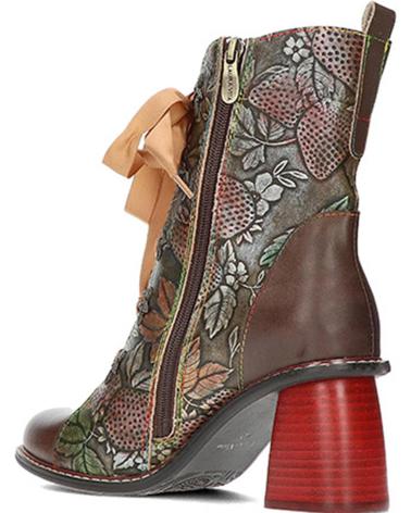 Woman Mid boots LAURA VITA BOTAS PARA MUJER DE MODELO EVCAO311 CHOCO