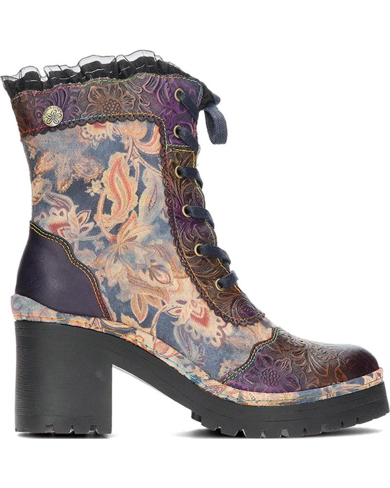 Woman Mid boots LAURA VITA BOTINES PARA MUJER DE MONAO14 VIOLET