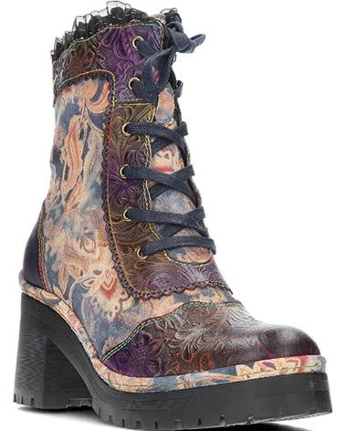 Woman Mid boots LAURA VITA BOTINES PARA MUJER DE MONAO14 VIOLET