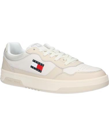 Deportivas de Hombre TOMMY HILFIGER EM0EM01443 CUPSOLE LEATHER ESS ACG NEWSPRINT