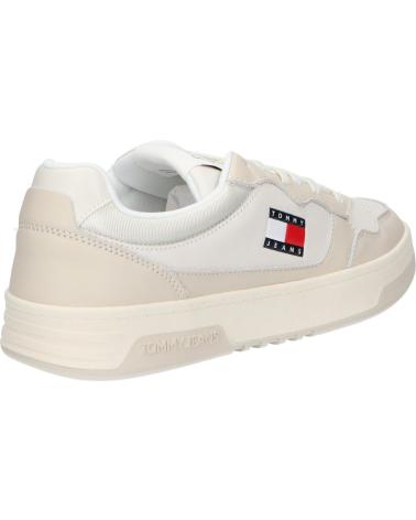 Deportivas de Hombre TOMMY HILFIGER EM0EM01443 CUPSOLE LEATHER ESS ACG NEWSPRINT