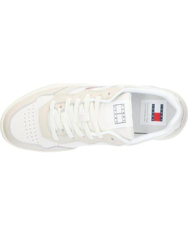 Deportivas de Hombre TOMMY HILFIGER EM0EM01443 CUPSOLE LEATHER ESS ACG NEWSPRINT