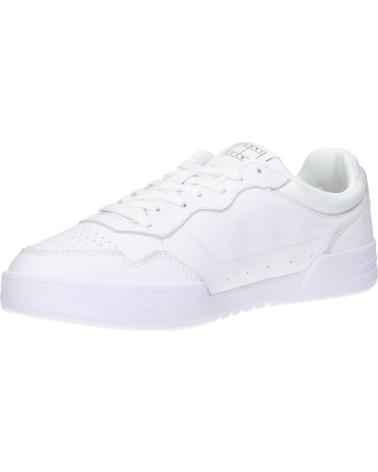 Sportif pour Homme TOMMY HILFIGER EM0EM01443 CUPSOLE LEATHER ESS YBR WHITE