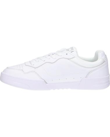 Sportif pour Homme TOMMY HILFIGER EM0EM01443 CUPSOLE LEATHER ESS YBR WHITE