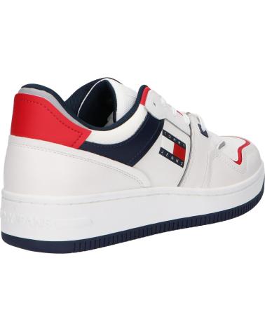 Man Trainers TOMMY HILFIGER EM0EM01463 RETRO BASKET CUPSOLE XLC SWEET CAYENNE