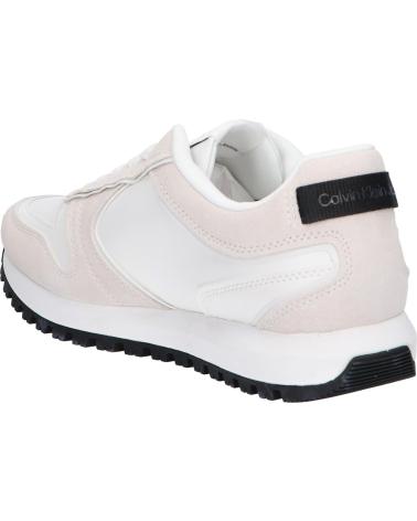 Esportes  de Homem CALVIN KLEIN YM0YM00624 TOOTHY RUNNER 01W BRIGHT WHITE-BLACK