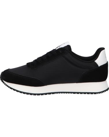 Sportif pour Femme CALVIN KLEIN YW0YW01615 RUNNER LACEUP 0GM BLACK-BRIGHT WHITE