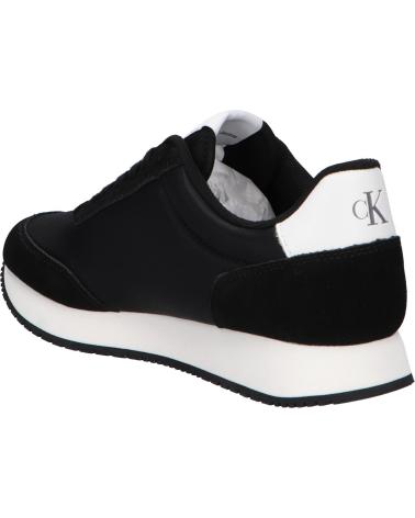 Sportif pour Femme CALVIN KLEIN YW0YW01615 RUNNER LACEUP 0GM BLACK-BRIGHT WHITE