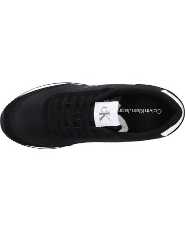 Sportif pour Femme CALVIN KLEIN YW0YW01615 RUNNER LACEUP 0GM BLACK-BRIGHT WHITE