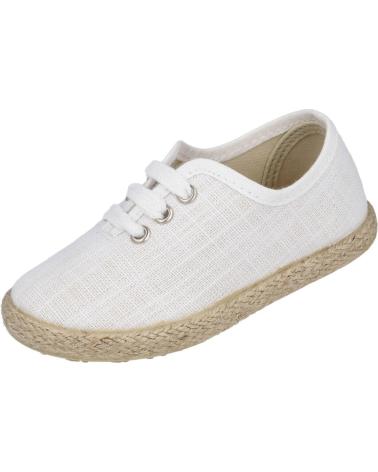 Esportes  de Menino BATILAS 439-144 ALPARGATAS DE ESPARTO PARA NINO BLANCO