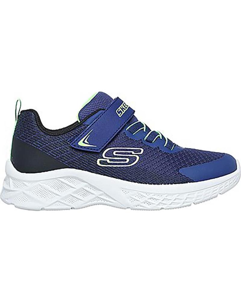 boy Trainers SKECHERS 403924L MICROSPEC II - ZOVRIX NINO AZUL
