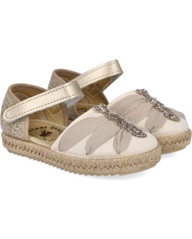Sandalen für Mädchen VUL-LADI 9360-686 ALPARGATAS ESPARTO NINA BEIGE