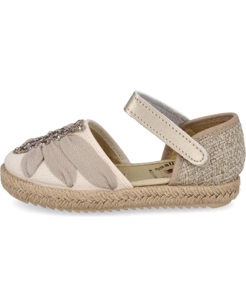 Sandalen für Mädchen VUL-LADI 9360-686 ALPARGATAS ESPARTO NINA BEIGE