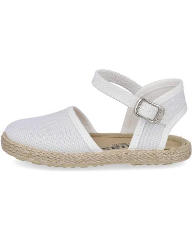 Sandalen für Mädchen BATILAS 45831 ALPARGATAS DE ESPARTO PARA NINA BLANCO
