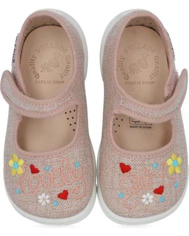 Esportes  de Menina VUL-LADI 9776-605 MERCEDITAS LONA NINA ROSA