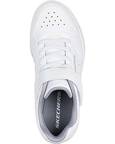 Sneaker für Mädchen und Junge SKECHERS 405638L QUICK STREET NINOS BLANCO