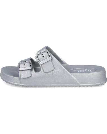 Zehansandalen für Damen IGOR S10327-201 HABANA CHANCLAS PLAYA MUJER METALICO PLATA