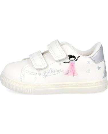 Sportivo per Bambina BUBBLE BOBBLE BUBBLE KIDS C975 ZAPATILLAS DEPORTIVAS CON VELCRO PARA NINA BLANCO