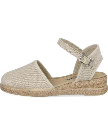 Sandalen für Mädchen BATILAS 201-031 ALPARGATAS DE ESPARTO PARA NINA TAUPE