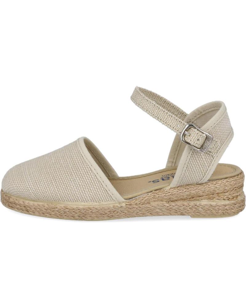 Sandalen für Mädchen BATILAS 201-031 ALPARGATAS DE ESPARTO PARA NINA TAUPE