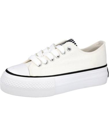 Esportes  de Mulher e Menina CONGUITOS BJSH527061 ZAPATILLAS BAJAS UNISEX LONA BLANCO