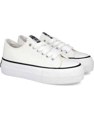 Esportes  de Mulher e Menina CONGUITOS BJSH527061 ZAPATILLAS BAJAS UNISEX LONA BLANCO