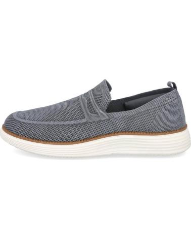 Sneaker für Herren L&R SHOES LR SHOES TT-21 ZAPATILLAS DE LONA HOMBRE GRIS