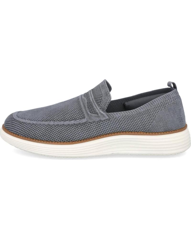Sneaker für Herren L&R SHOES LR SHOES TT-21 ZAPATILLAS DE LONA HOMBRE GRIS