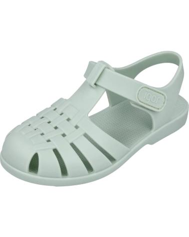 Infradito per Bambina IGOR S10288-026 CLASICA VELCRO SANDALIAS CANGREJERAS UNISEX MENTA