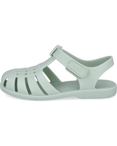 Infradito per Bambina IGOR S10288-026 CLASICA VELCRO SANDALIAS CANGREJERAS UNISEX MENTA