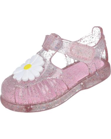 Chanclas de Niña IGOR S10322-385 TOBBY GLOSS FLOR SANDALIAS CANGREJERAS NINA ROSA